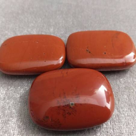 Palmstone Tumbled Stone RED Jasper Plate Chakra Crystal Healing Massage Stone−3