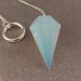 Professional Pendulum in OPALITE Divination Crystals Chakra Meditation Silver−3