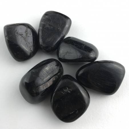 HYPERSTHENE BIG Black Tumbled Self Expression Velvet Labradotire Crystal Healing Zen-2