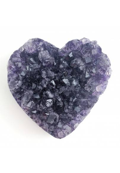 Heart Purple Amethyst Druzy High Quality A+ LOVE Crystal Healing Minerals & Specimens-1