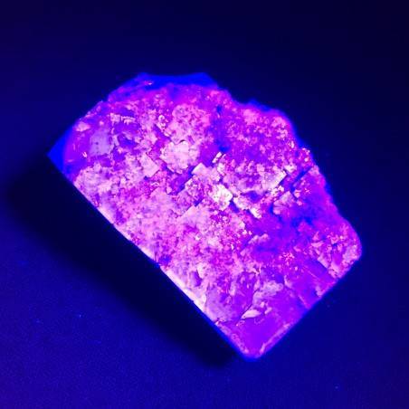 Purple Fluorite Cubic Fluorescent Minerals & Specimens Crystal Healing High Quality-2