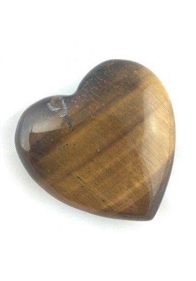 Wonderful HEART in Tiger's EYE LOVE Valentine’s Day Quality Crystal Healing-1