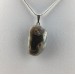 Pendant in Grey AGATE Tumbled Stone Necklace High Quality A+ Chakra Reiki Zen-1