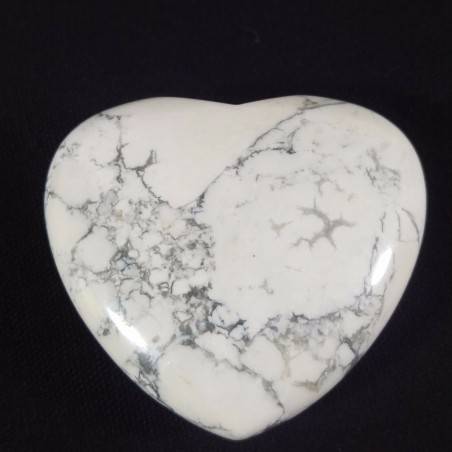HEART in HOWLITE Rare Love Massage Crystal Healing Specimen Valentine’s Day-1