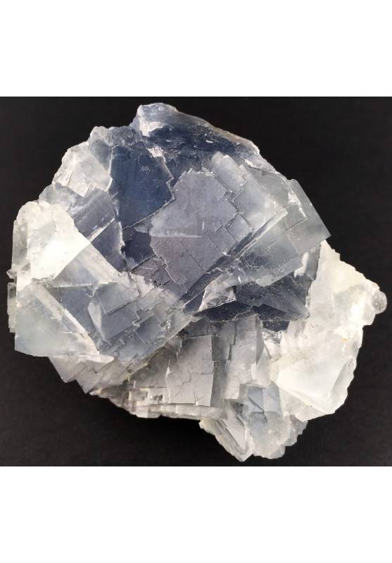 Stupenda FLUORITE Blu Trasparenza Minerali GREZZO Cristalloterapia Chakra Zen-1