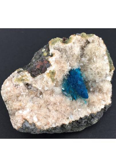 Precious Gemstone in CAVANSITE on Matrix Quality MINERALS Rough Crystal Healing-1