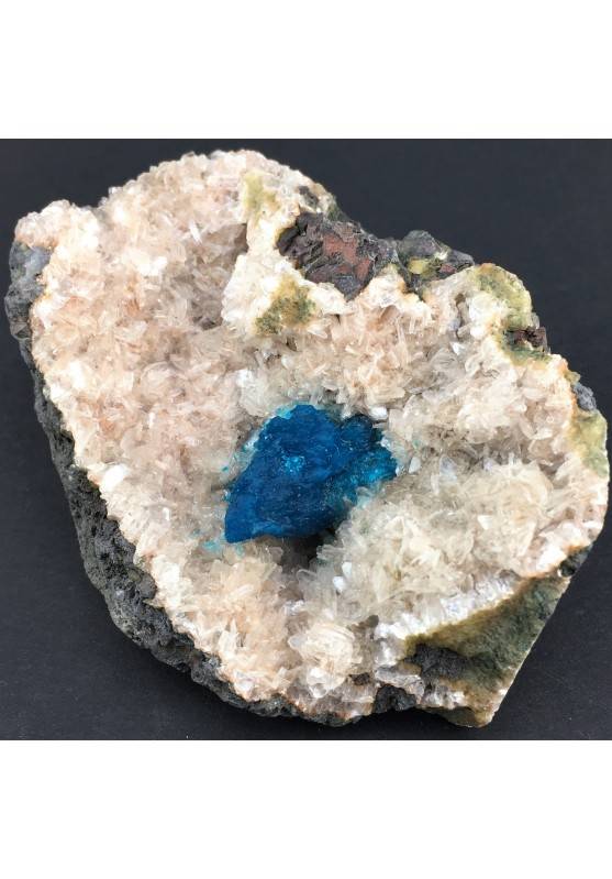 Precious Gemstone in CAVANSITE on Matrix Quality MINERALS Rough Crystal Healing-2