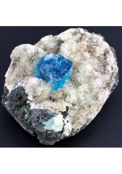 Preziosa GEMMA di CAVANSITE Matrice Alta Qualità Minerali Cristalloterapia Reiki-1