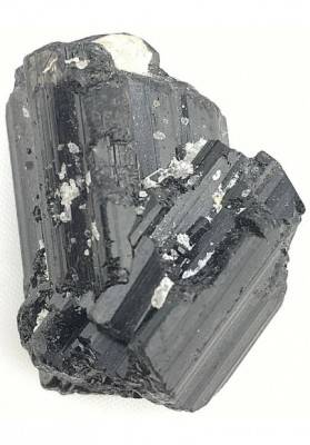 Stupendo Campione di TORMALINA NERA Grezza SCHORLITE Minerale Collezionismo-2