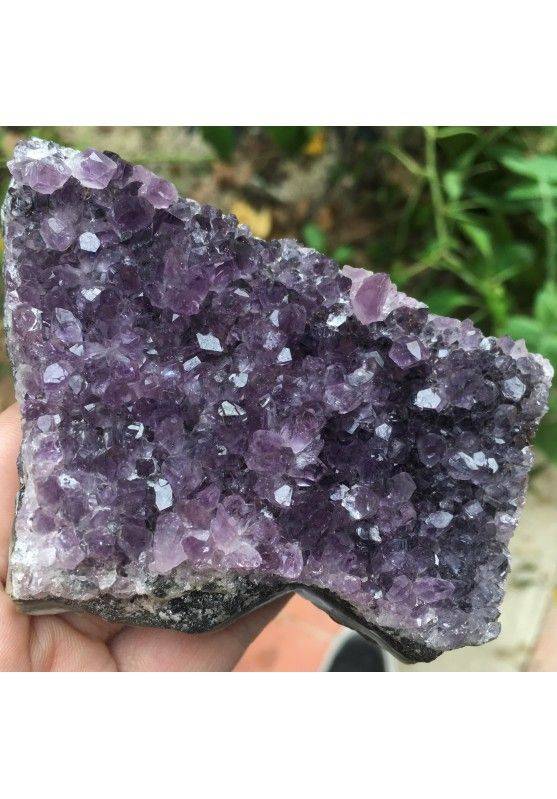 AMETHYST Crystal DRUZY Purple Geode MINERALS Special 253gr 23x95x71mm A+-1