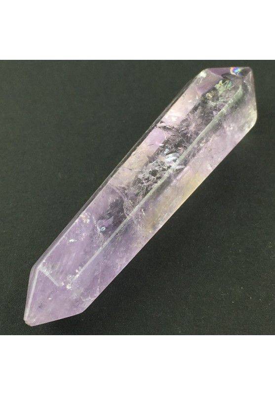 AMETHYST Crystal Double Point Polished Minerals Crystal Healing A+-1