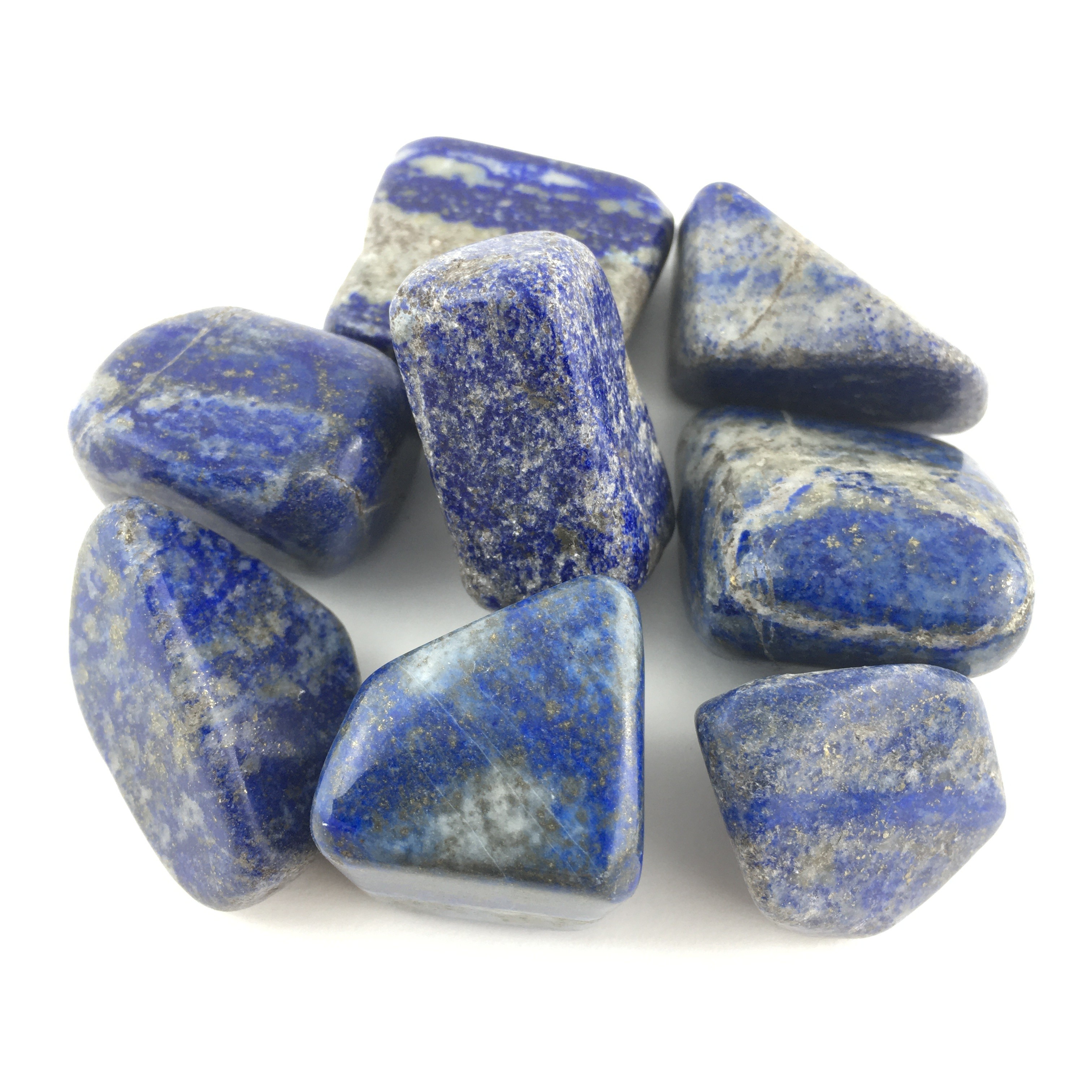 7 Chakra Blue Lapis Lazuli Crystal Pendant Double Terminated Stone Necklac Reiki 