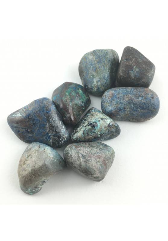 QUANTUM Quattro Burattato Azzurrite Crisocolla Malachite Diopside Shattuckite-1