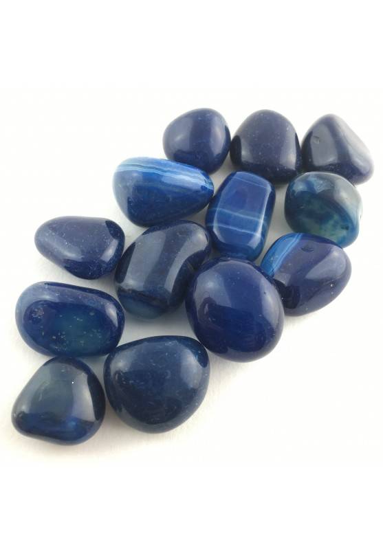 Minerals Tumbled Blu AGATE Crystal Healing Specimen Chakra Reiki Zen-1