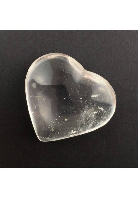 HEART Hyaline Quartz MINERALS Pure Crystal Healing LOVE Chakra Reiki Zen-1