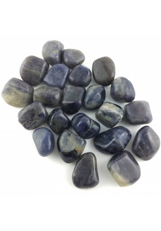 Tumbled Stone Blue IOLITE Cordierite Crystal Healing Chakra Specimen A+-1
