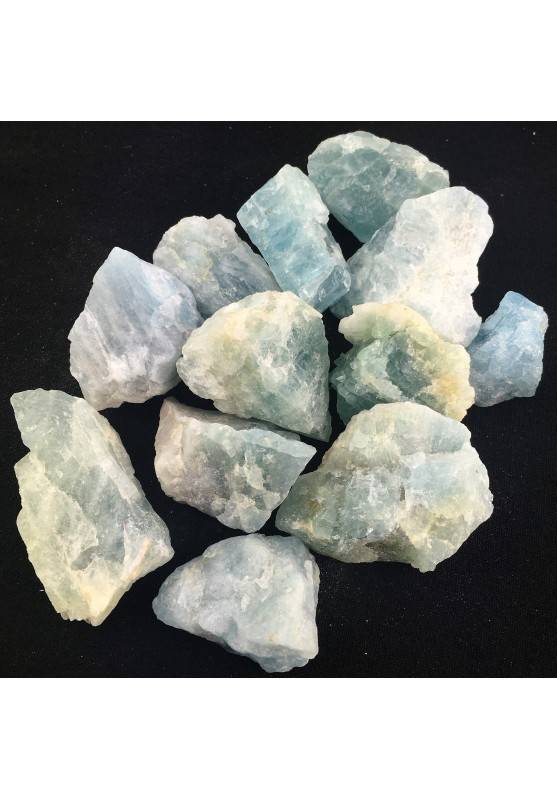 Minerals Aquamarine Rough Blue Mineral Stone Crystal Healing Specimen-1