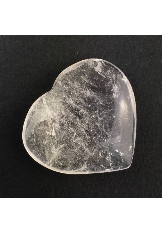 Minerales * CORAZÓN Cuarzo Blanco Puro Terapia de Cristales Decoración de Hogar-1