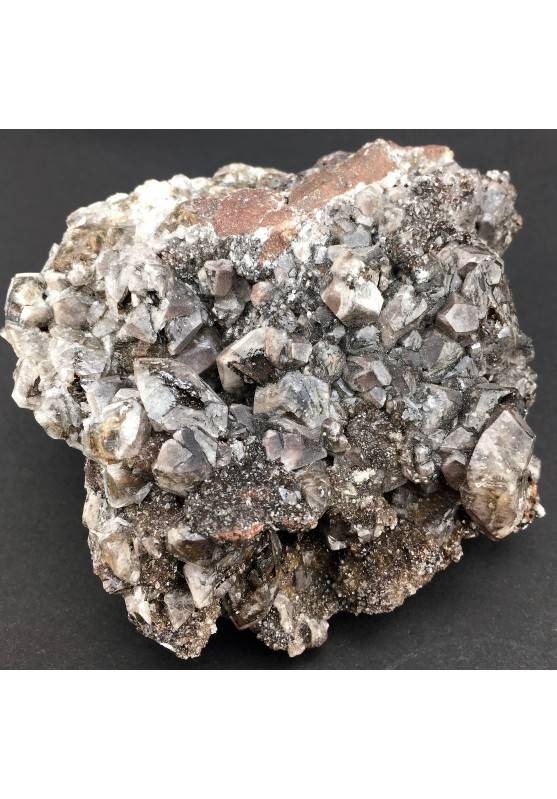 Rara CALCITE NERA Grezza Minerali Stupenda Collezionismo Cristalli Zen A+-1