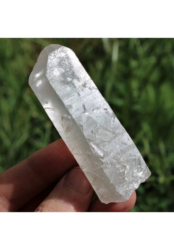 Natural CLEAR Quartz Crystal point Healing Mineralien Calcit Bergkristall````