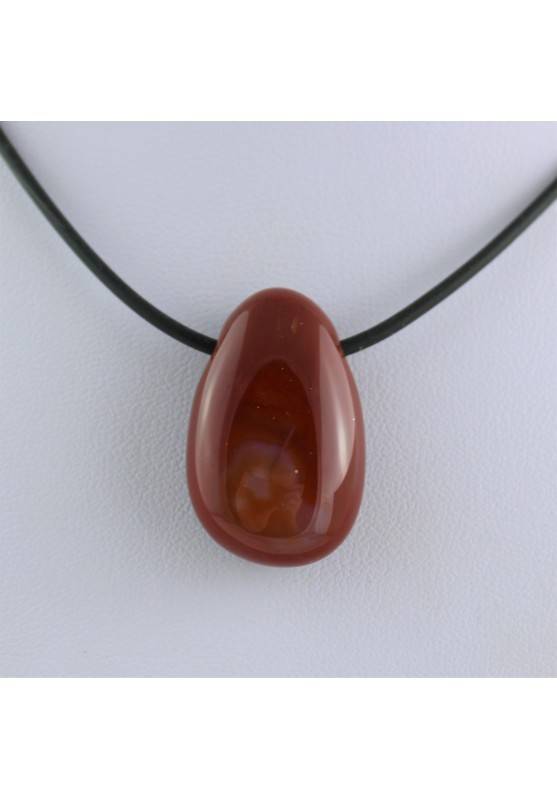 Pendant Bead in CARNELIAN Necklace Tumbled Crystal Healing Chakra Quality A+-3