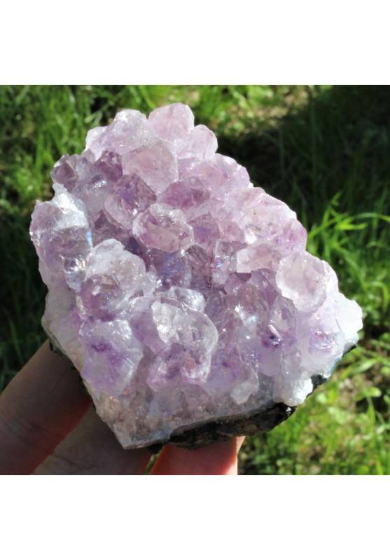 Minerals Rough Druzy Amethyst Home Decor Specimen Crystal Healing 220gr-1