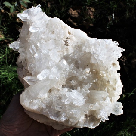 Grande Drusa Natural Hyaline Quartz 1904gr Rock Crystal Extra Quality A+
