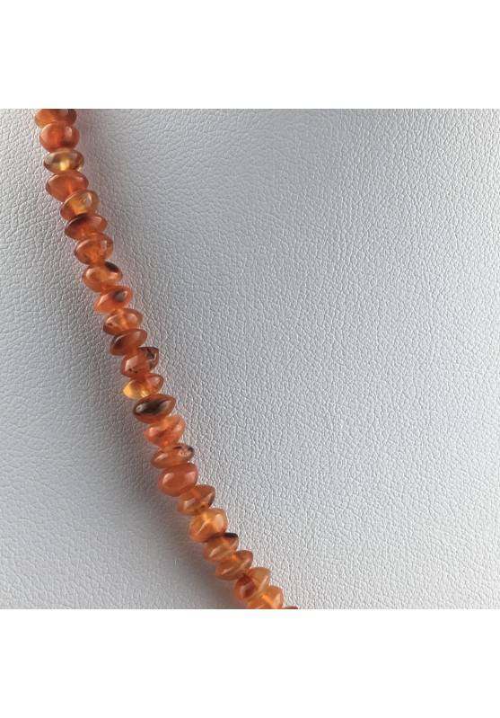 Perfect Necklace in CARNELIAN AGATE MINERALS Gift Idea Chakra Reiki High Quality A+-3