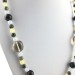 Wonderful Necklace in CARNELIAN Black ONIX Hyaline Quartz Chalcedony JADE CALCITE-3