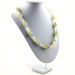 Wonderful Necklace in JADE Rose Quartz YELLOW CALCITE BLUE CHALCEDONY Chakra Zen-4