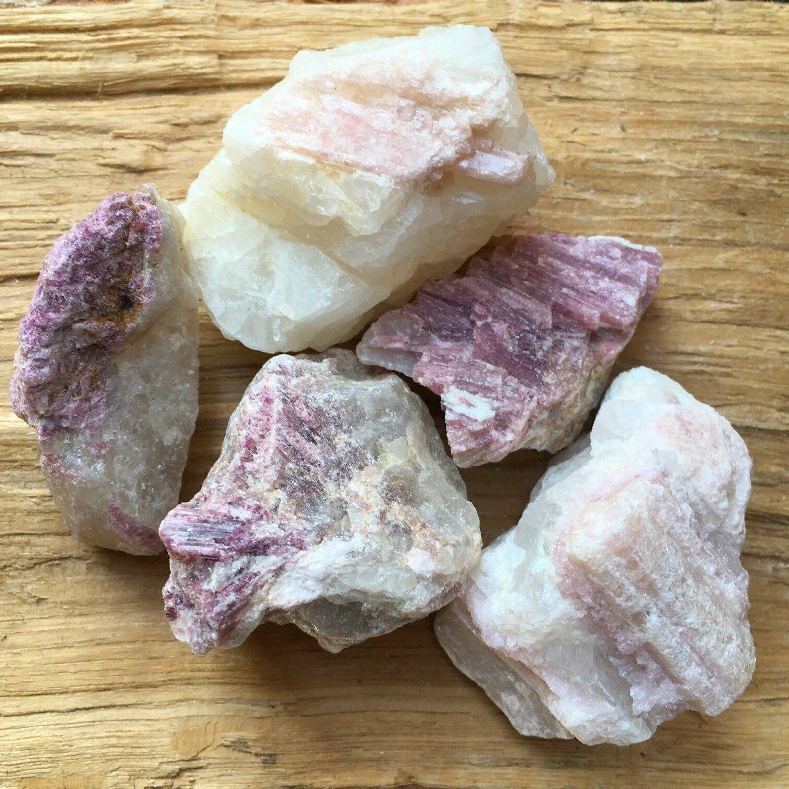 Raw Stone 7.60 Carat Baby Pink Tourmaline Gemstone Pink Raw Stone Rough Heling Gemstone For Sale