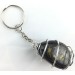 Iron Tiger’s Tumbled Stone Keychain Keyring - LEO Zodiac Silver Gift Idea A+-2