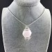 MANGANO CALCITE Pendant Hand Made on Silver Plated Spiral Tumble Stone A+-5