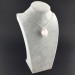 MANGANO CALCITE Pendant Hand Made on Silver Plated Spiral Tumble Stone A+-6