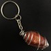 Red Madrepore Keychain Keyring - TAURUS LIBRA Zodiac SILVER Plated Spiral A+-2