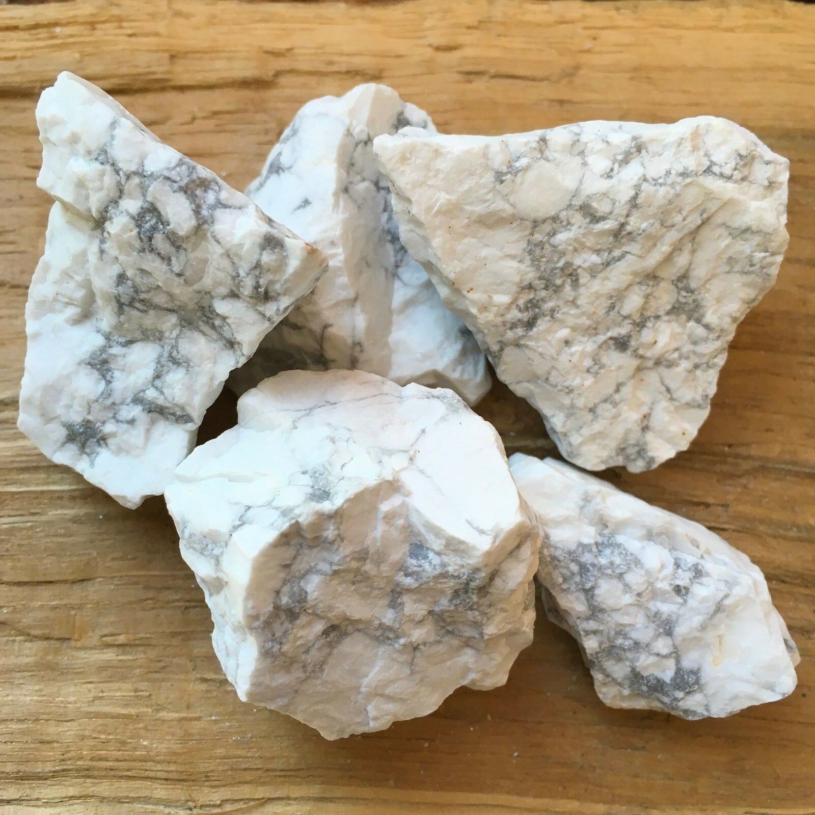 HOWLITE Rough Aulite MINERALS Crystal Healing Chakra Reiki A+