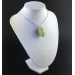 Green Jade Pendant Hand Made on Silver Plated Spiral Gift Idea A+-3