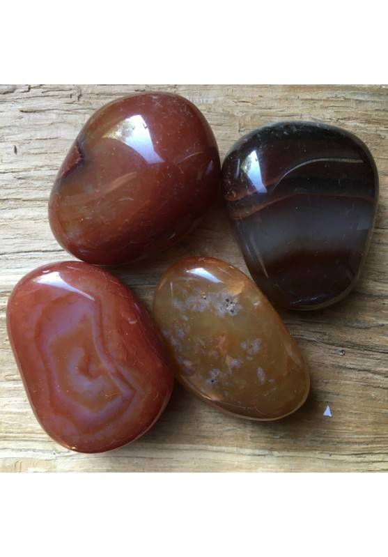 Tumbled CARNELIAN AGATE GIANT First Quality MINERALS Crystal Healing Chakra A+-1