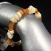 Bracelet in Mother of PEARL and AMBER Crystal Healing Chakra Reiki A+-1