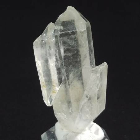 MINERALS *Double Terminated Clear QUARZ Rough Crystal Healing 42.3g−3