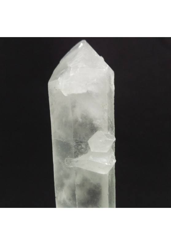 MINERALS *Double Terminated Clear QUARZ Rough Crystal Healing 65.5g−3