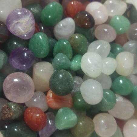 Mixed Mini Tumbled Stones 50g Crystal Chakra MINERALS Crystal Healing Zen-1