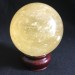 MINERALS * Wonderful YELLOW CALCITE SPHERE with Stand Crystal Healing-2