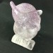 Owl in AMETHYST GIANT 613g OWL Crystal Healing MINERALS Chakra Gift Idea A+-2