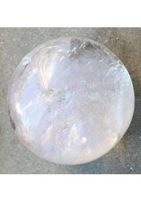 MINERALS * Wonderful Natural CLEAR QUARTZ Sphere Ball Crystal Healing−3