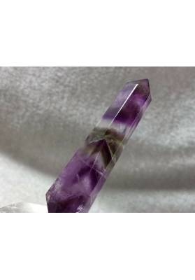 MINERALS * Double Terminated Rainbow Fluorite Green/Purple Crystal Healing-2