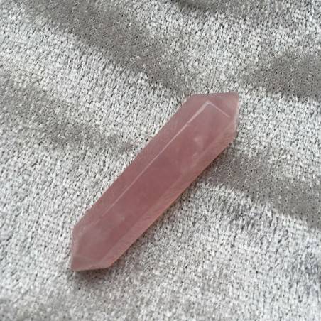 MINERALS * Double Terminated Rose Quartz Crystal Healing Chakra Quality-2