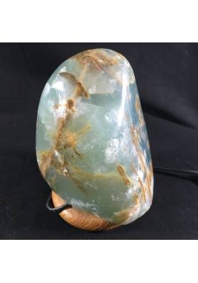 BIG Lamp in FLUORITE with Wood Stand Quality MINERALS Minerals 2kg A+-1