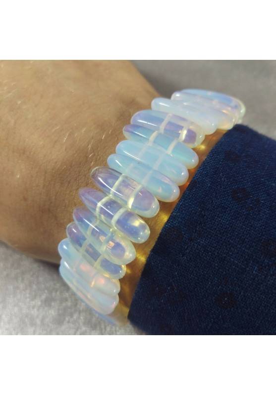 Braccialetto in Quarzo Opale Bracciale UNISEX Opalite Quartz Opal Bracelet-1