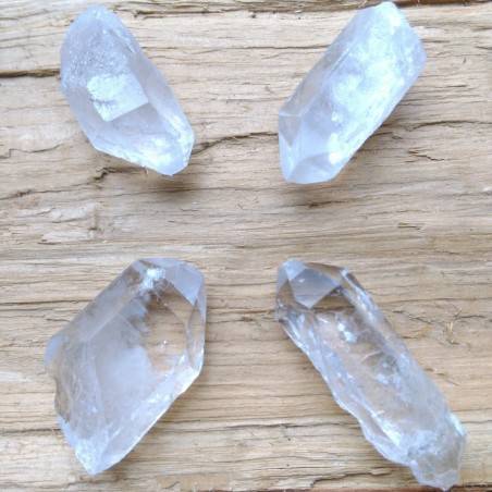 Hyaline Quartz Rock CRYSTAL Point Natural Chakra Crystal Healing-1